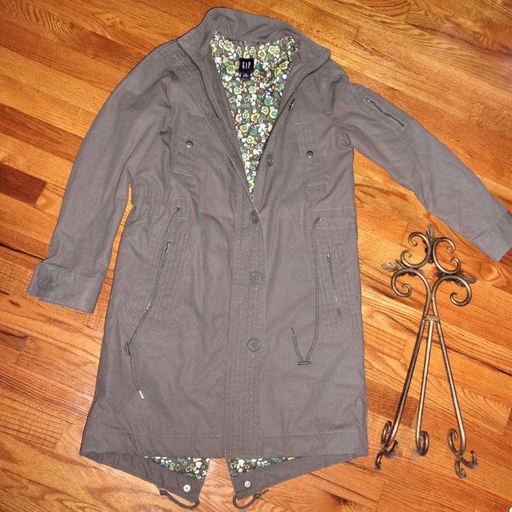 womens extra small x brown winter trench coat long